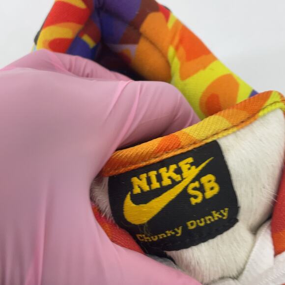 Nike Sb Dunk Low Ben & Jerry's Multicolor Athletic Shoes Men Size 10 Preowned - Picture 7 of 8